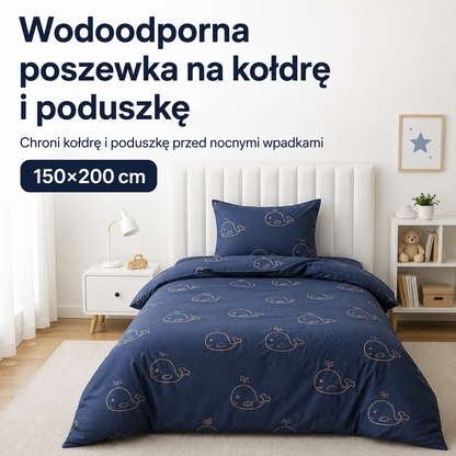 Wodoodporna poszewka na kołdrę i poduszkę
